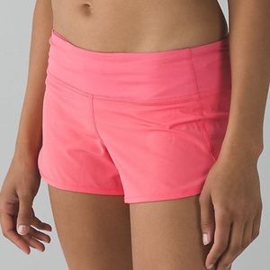 Lululemon Pink workout shorts!